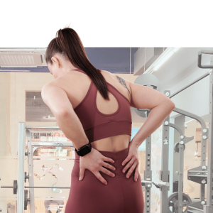 Split image showing ankle pain from athletic injury on left and spinal pain illustrated on right, representing physical health concerns addressed through workplace wellness programs